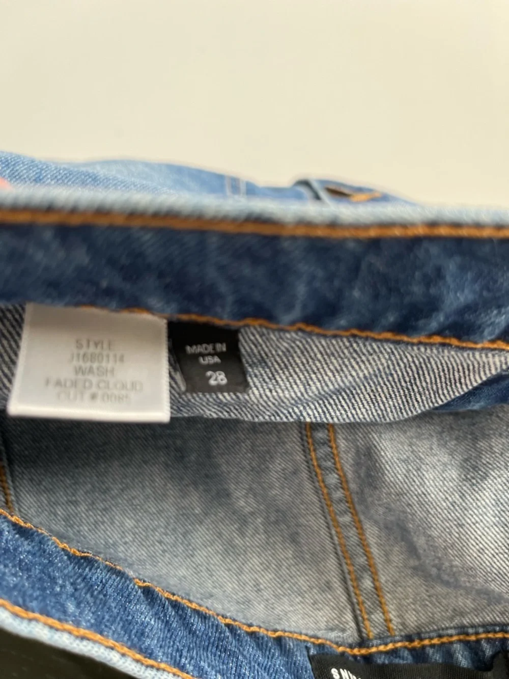 Veronica Beard Light Blue Denim Button-Front A-Line Skirt